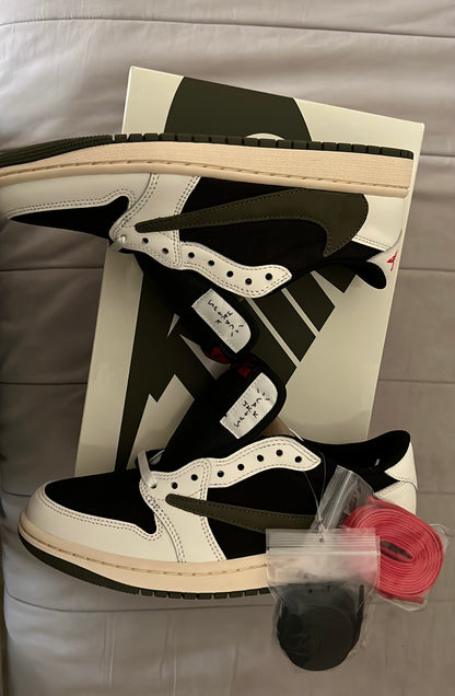 Jordan 1 low x Travis Scott "Olive"